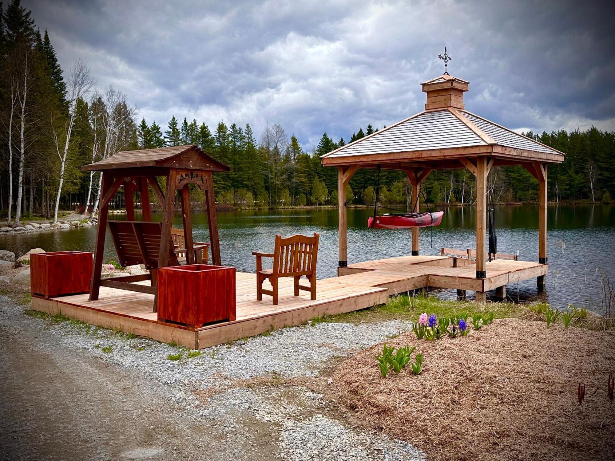 Villa Domaine Gagnon à Saint-Sébastien Extérieur photo